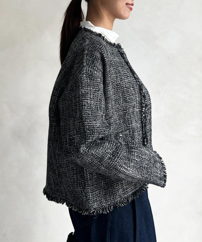 【可用於正式場合】粗花呢夾克