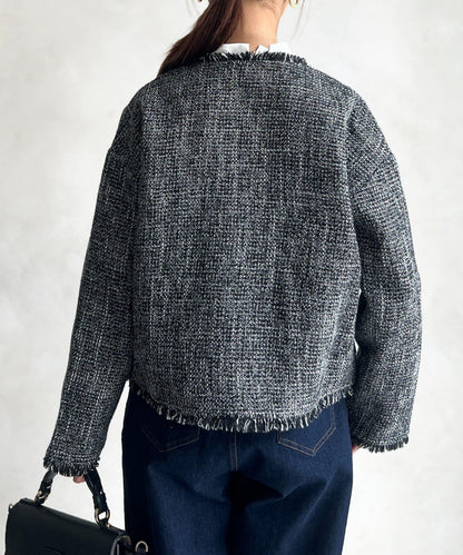 【可用於正式場合】粗花呢夾克
