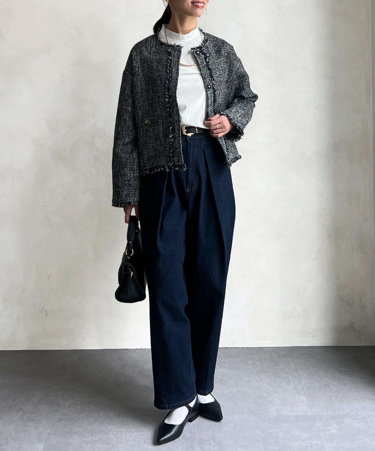 【可用於正式場合】粗花呢夾克