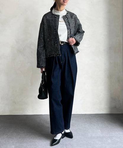 【可用於正式場合】粗花呢夾克