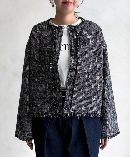 【可用於正式場合】粗花呢夾克