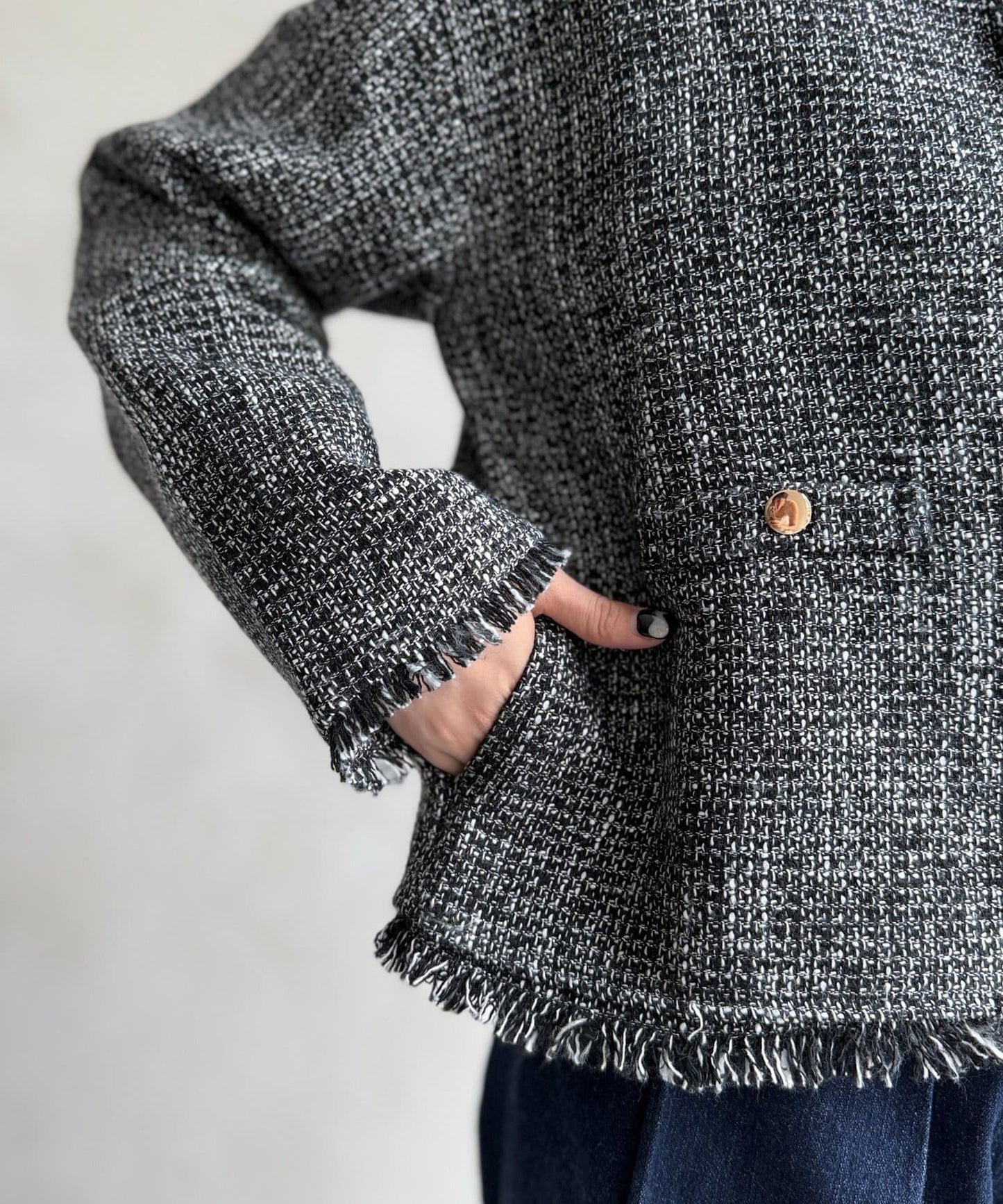 【可用於正式場合】粗花呢夾克