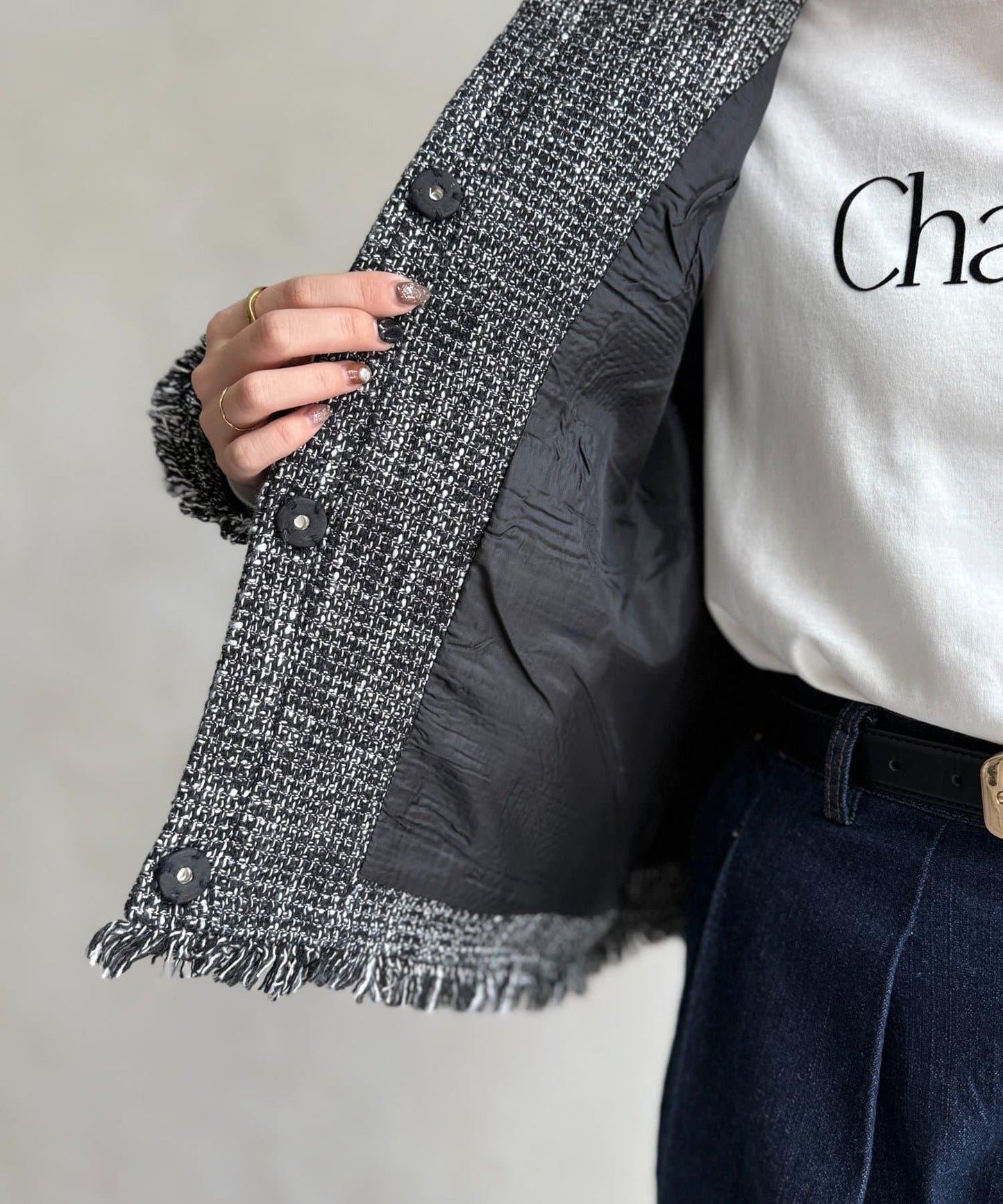 【可用於正式場合】粗花呢夾克