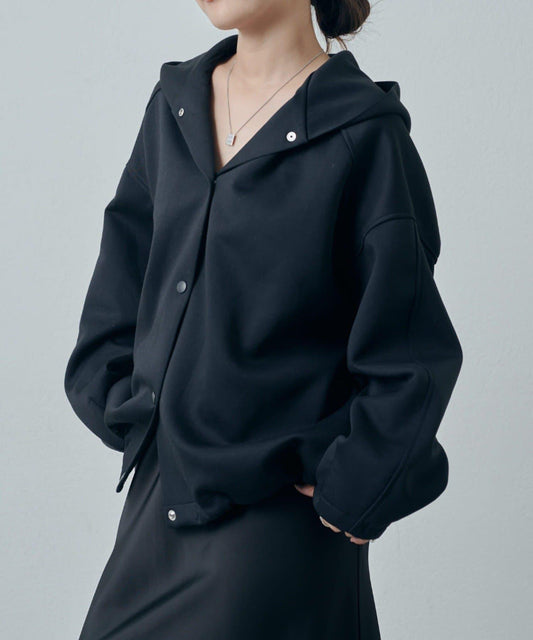 休閒按扣連帽夾克