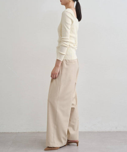 【earthy_】方領針織衫