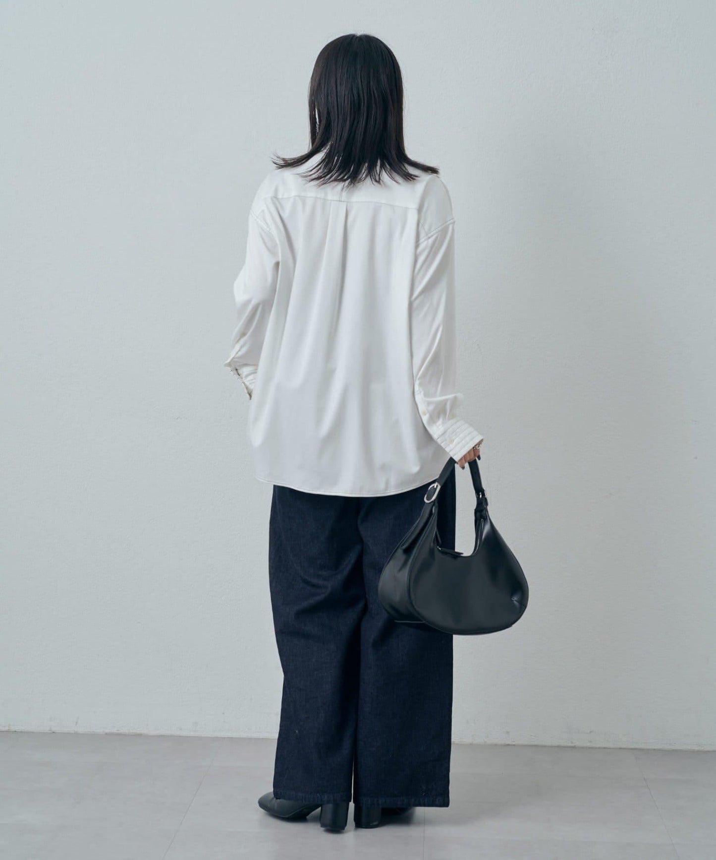 竹纖維人造絲拼接襯衫