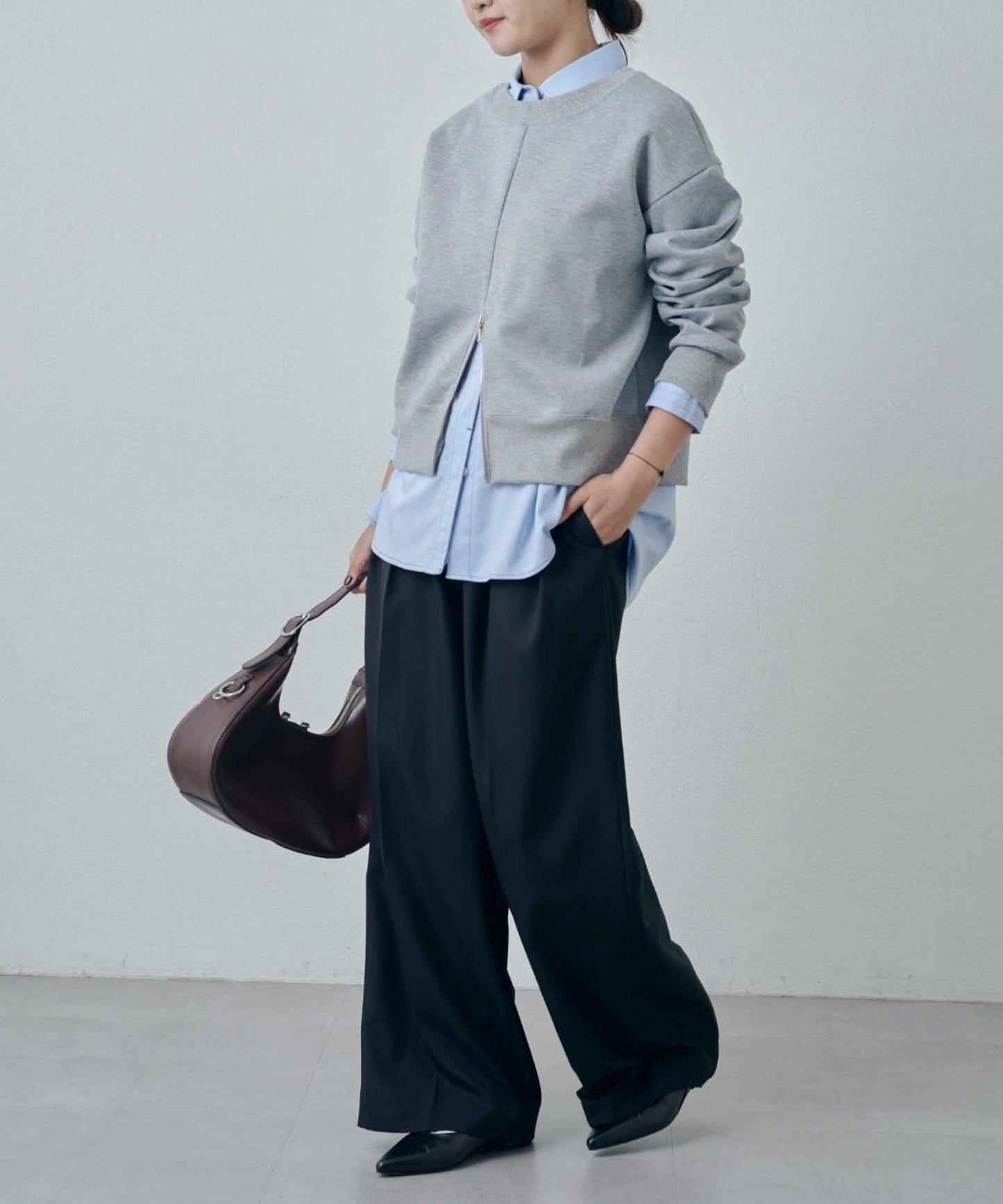 竹纖維人造絲拼接襯衫