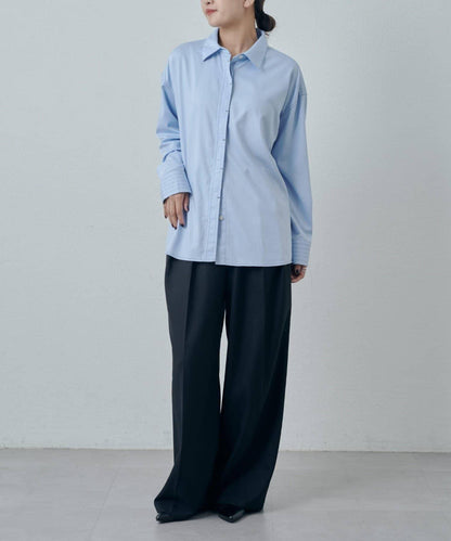 竹纖維人造絲拼接襯衫