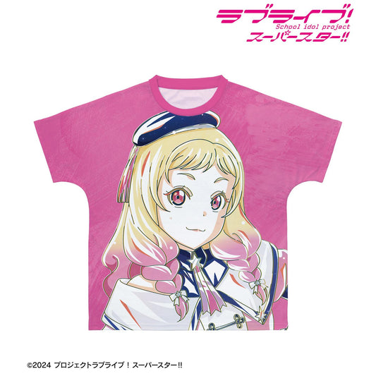 LoveLive! Superstar!! 尺碼/XS 原創插畫 鬼冢夏美 Superstar!! ver. Ani-Art 全幅印花男女通用T恤
