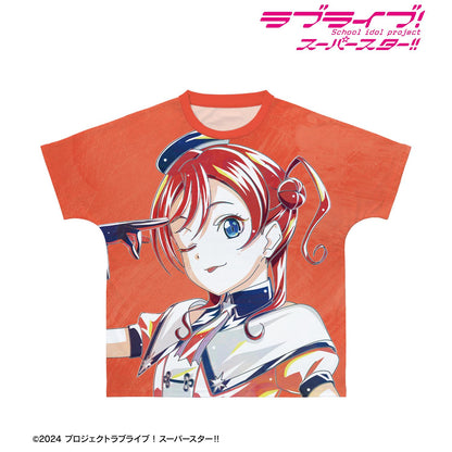 LoveLive! Superstar!! 尺碼/S 繪製 米女美超級明星ver. Ani-Art 全幅印花男女通用T恤