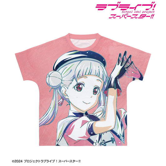 LoveLive! Superstar!! 尺碼/XXXL 原創插畫 嵐千砂都 Superstar!! ver. Ani-Art 全幅印花男女通用T恤