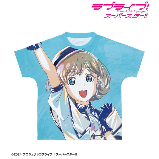 LoveLive! Superstar!! 尺寸/M 全新繪製 唐可可 Superstar!! ver. Ani-Art 全綵印花男女通用T恤