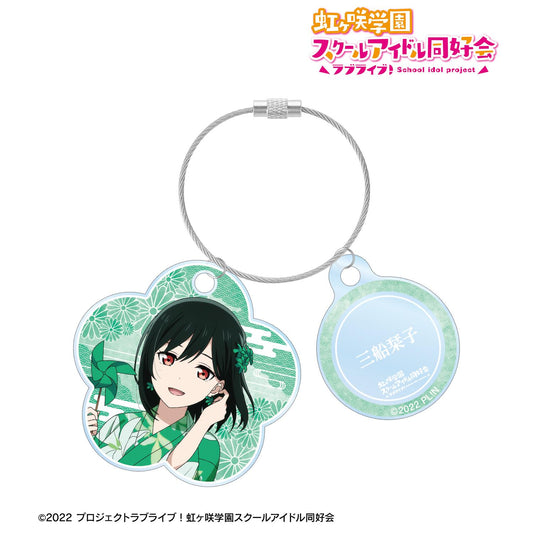 LoveLive!虹咲學園學園偶像同好會_新繪 三船栞子 廟會ver. 雙連線亞克力鑰匙扣