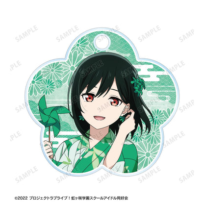 LoveLive!虹咲學園學園偶像同好會_新繪 三船栞子 廟會ver. 雙連線亞克力鑰匙扣