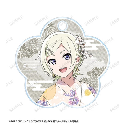 LoveLive!虹咲學園學園偶像同好會_新繪製 米婭·泰勒 廟會ver. 雙聯金屬絲亞克力鑰匙扣