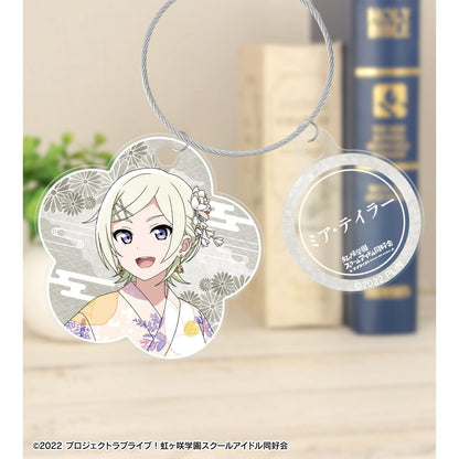LoveLive!虹咲學園學園偶像同好會_新繪製 米婭·泰勒 廟會ver. 雙聯金屬絲亞克力鑰匙扣