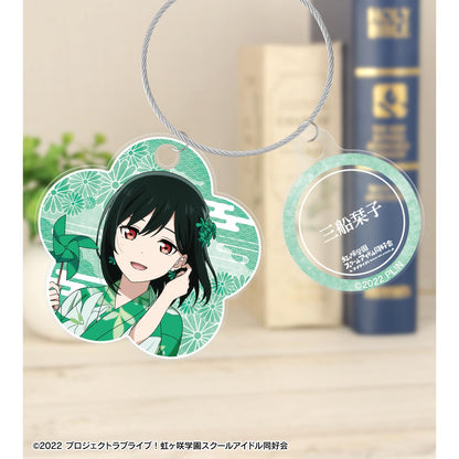 LoveLive!虹咲學園學園偶像同好會_新繪 三船栞子 廟會ver. 雙連線亞克力鑰匙扣