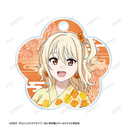 LoveLive!虹咲學園學園偶像同好會_新繪 宮下愛 廟會ver. 雙連線亞克力鑰匙扣