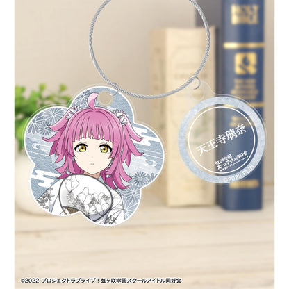 LoveLive!虹咲學園學園偶像同好會_新繪 天王寺璃奈 廟會ver. 雙連線亞克力鑰匙扣