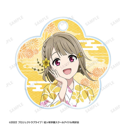 LoveLive! 虹咲學園學園偶像同好會_新繪中須霞廟會ver. 雙連線亞克力鑰匙扣