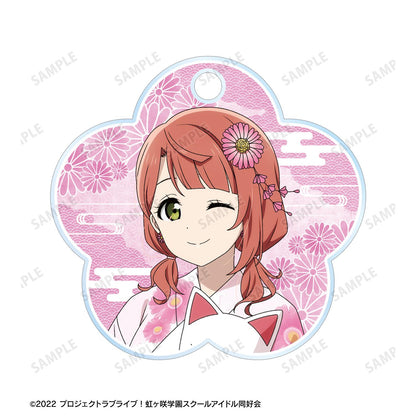 LoveLive!虹咲學園學園偶像同好會_新繪 上原步夢 廟會ver. 雙連線亞克力鑰匙扣