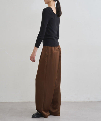 【earthy_】方領針織衫