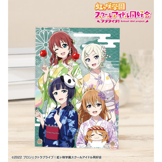 LoveLive!虹咲學園學園偶像同好會 繪製插畫 3年級 緣日ver. A5亞克力板