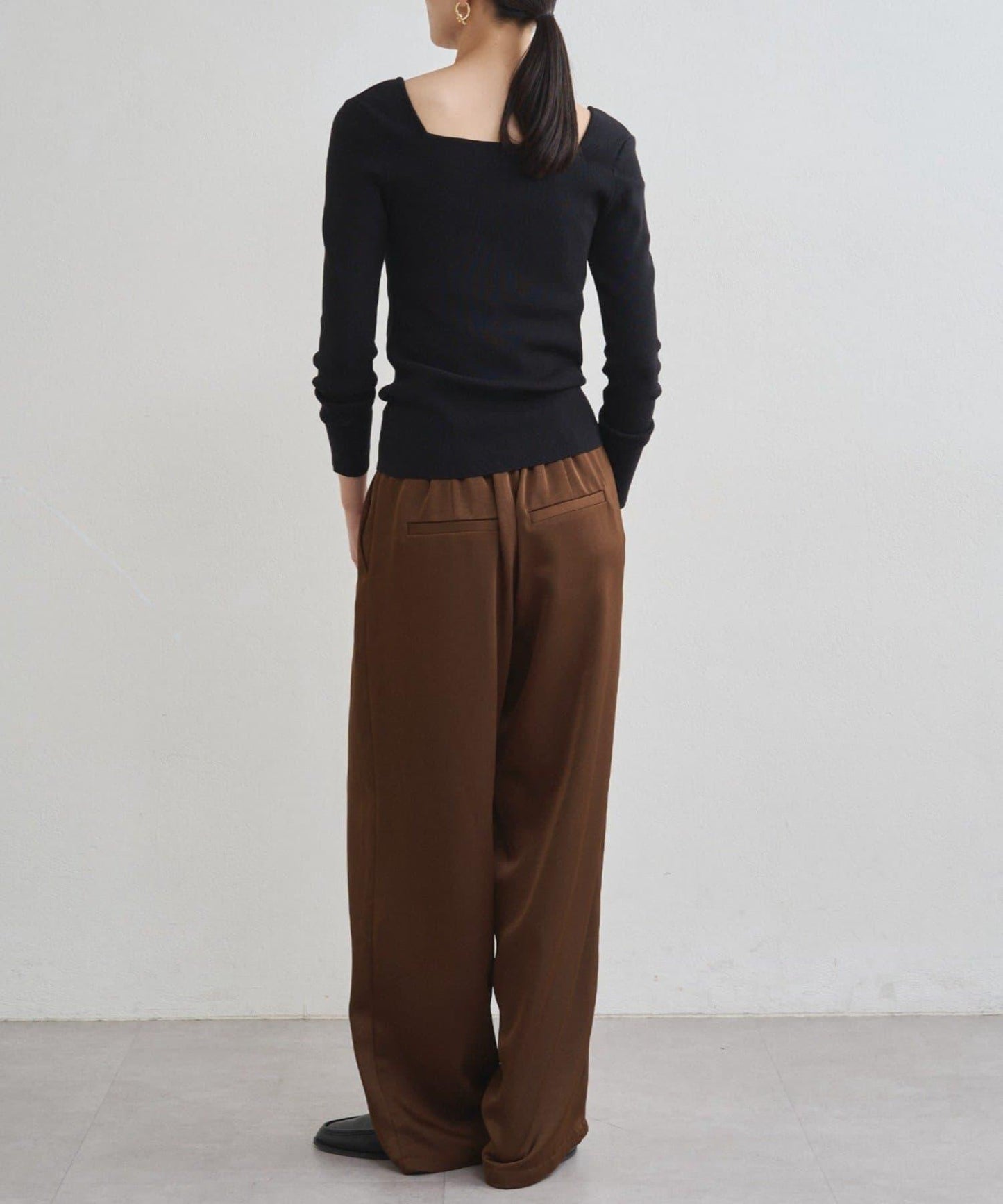 【earthy_】方領針織衫