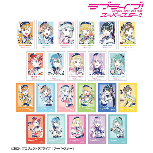 LoveLive! Superstar!! 新繪製 Superstar!! ver. 隨機 Ani-Art 拍立得風格插畫卡2枚套裝（單品/全套BOX）【BOX/11包入】