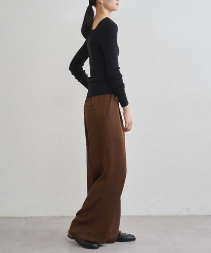 【earthy_】方領針織衫