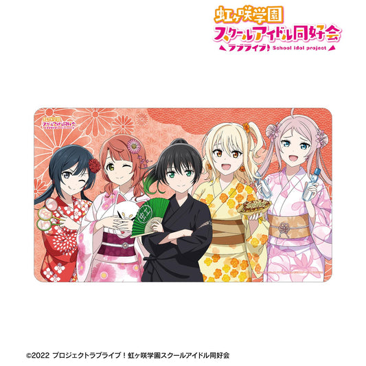 LoveLive! 虹咲學園學園偶像同好會 繪製版 2年級生 緣日ver. 多功能桌墊
