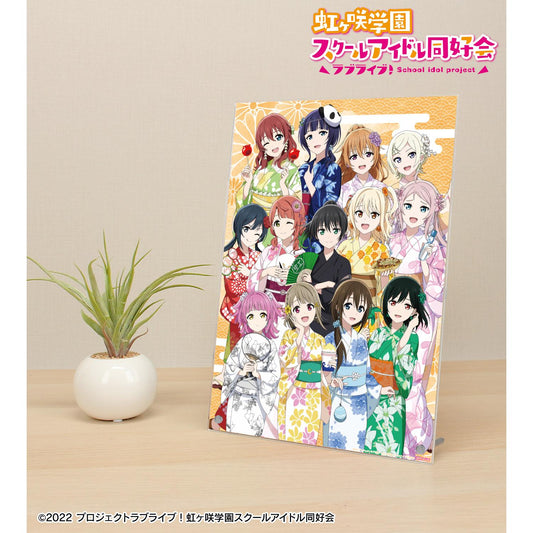 LoveLive!虹咲學園學園偶像同好會_新繪 集合 廟會ver. A4亞克力板