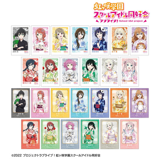 LoveLive!虹咲學園學園偶像同好會_新繪祭典ver. 隨機拍立得風格插畫卡（單品/全套BOX）【BOX/26包入】