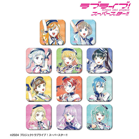 LoveLive! Superstar!! 新繪超級明星ver. 交易式Ani-Art方形徽章（單品/全套BOX）【BOX/11個裝】