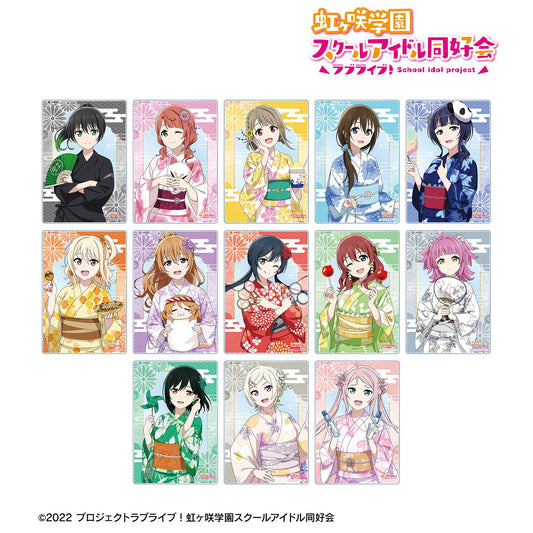 LoveLive!虹咲學園學園偶像同好會_新繪祭典ver. 隨機亞克力卡片（單品/全套BOX）【BOX/13包入】