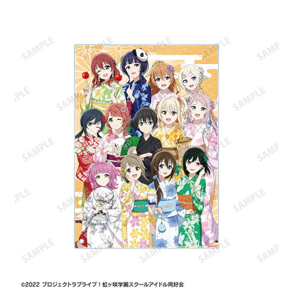 LoveLive!虹咲學園學園偶像同好會_新繪 集合 廟會ver. A4亞克力板