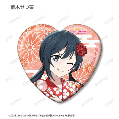 LoveLive!虹咲學園學園偶像同好會_新繪祭典ver. 隨機心形徽章（單品/全套BOX）【BOX/13包入】