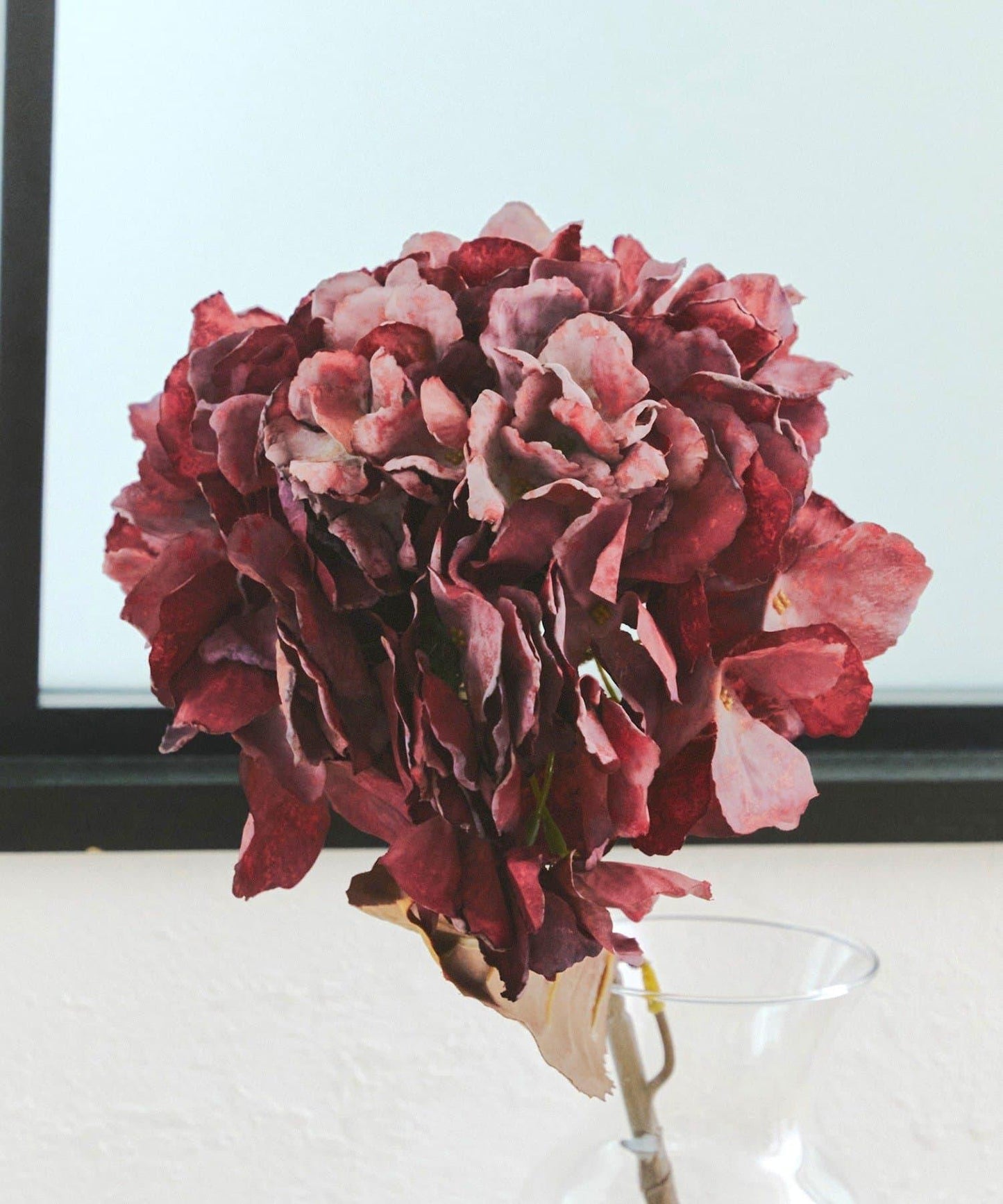 アートフラワー秋紫陽花