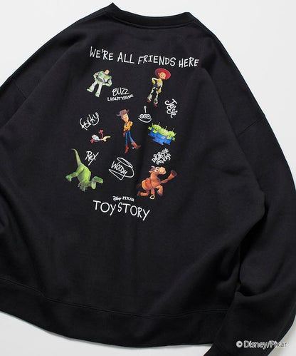 TOY STORY/玩具總動員/特別款背面印花圓領衛衣/RANDOM