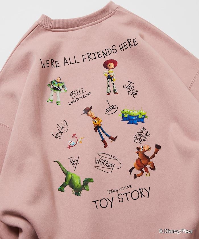 TOY STORY/玩具總動員/特別款背面印花圓領衛衣/RANDOM