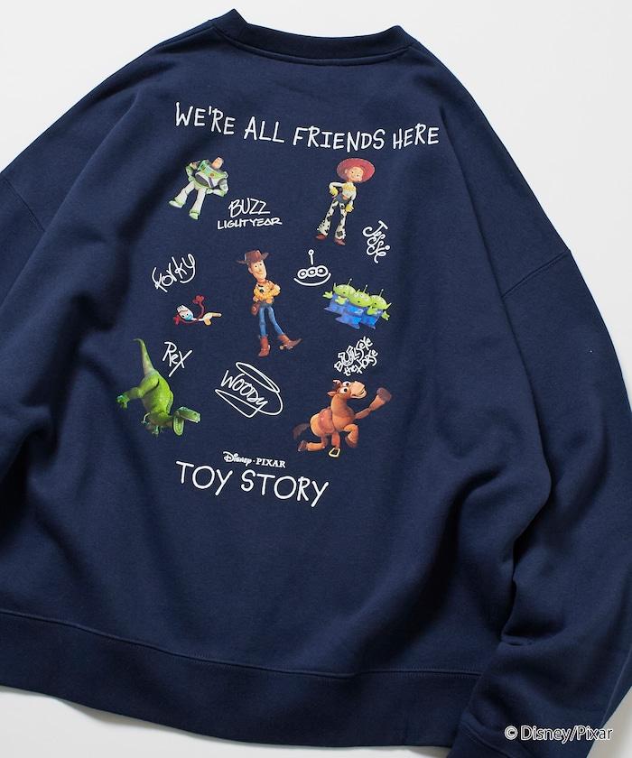 TOY STORY/玩具總動員/特別款背面印花圓領衛衣/RANDOM