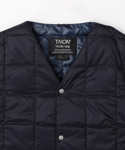 兒童基礎款V領紐扣內膽羽絨背心 / TAION-K001