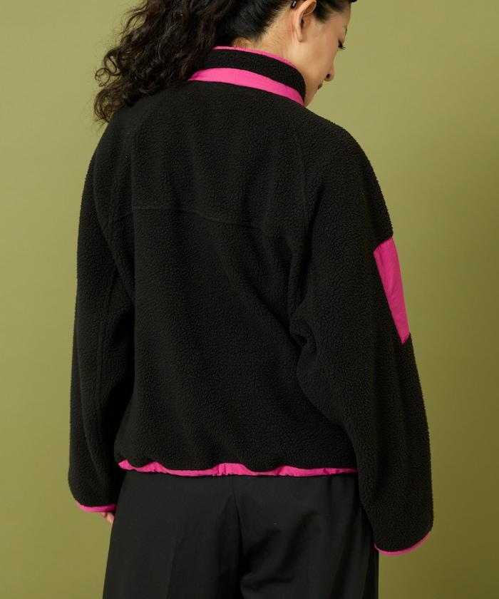 拼色抓絨夾克