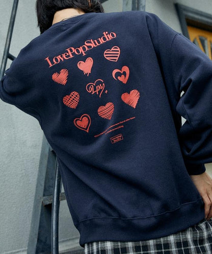 LOVE POP STUDIO 愛心圖案衛衣