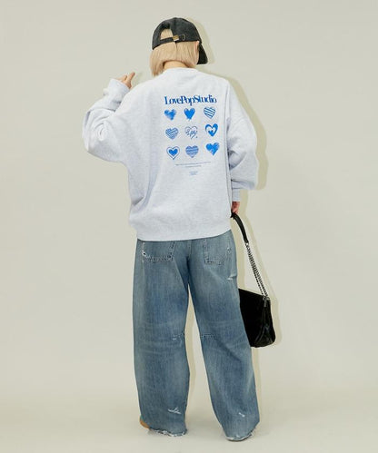 LOVE POP STUDIO 愛心圖案衛衣
