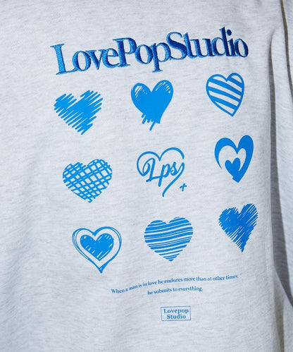 LOVE POP STUDIO 愛心圖案衛衣