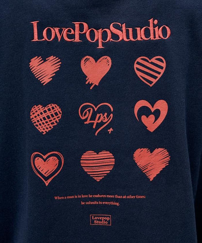 LOVE POP STUDIO 愛心圖案衛衣