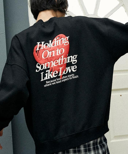 LOVE POP STUDIO 心形標誌圖案衛衣