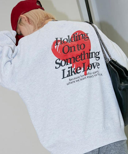 LOVE POP STUDIO 心形標誌圖案衛衣