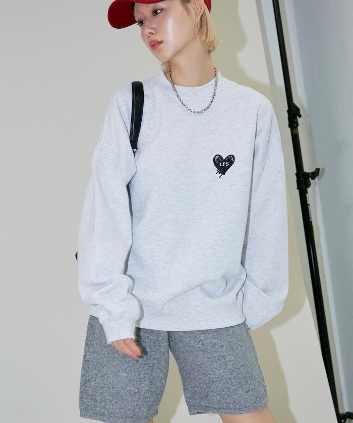LOVE POP STUDIO 心形標誌圖案衛衣